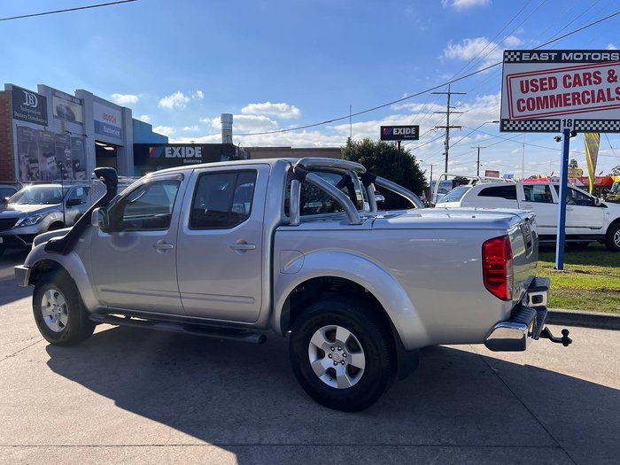 2010 Nissan Navara ST D40 4X4 Dual Range Brilliant Silver