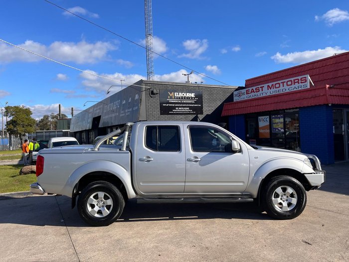 2010 Nissan Navara ST D40 4X4 Dual Range Brilliant Silver