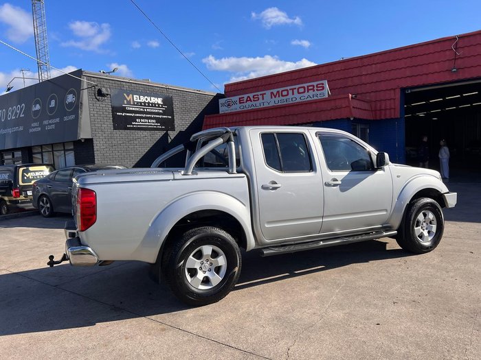 2010 Nissan Navara ST D40 4X4 Dual Range Brilliant Silver