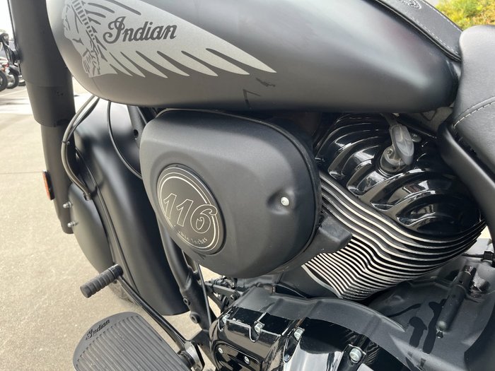 2021 Indian 2021 INDIAN 1900CC CHIEF VINTAGE DARK HORSE BLACK SMOKE CRUI Black