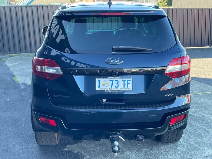 2021 Ford Everest Sport UA II MY21.25 4X4 Dual Range Deep Crystal Blue