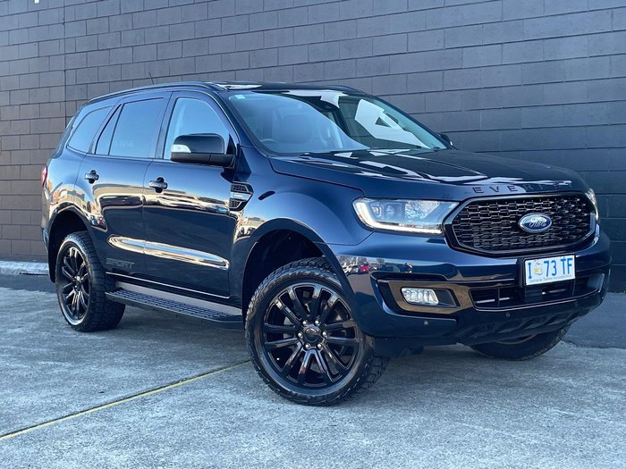 2021 Ford Everest Sport UA II MY21.25 4X4 Dual Range Deep Crystal Blue