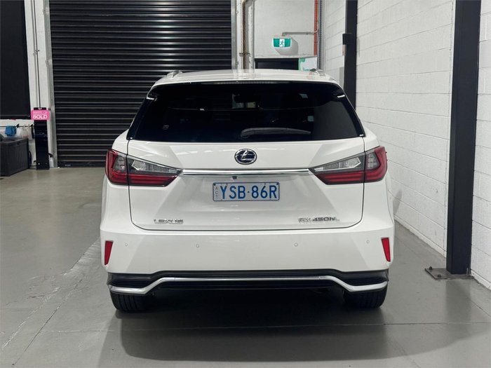 2018 Lexus RX 450hL Sports Luxury GYL26R 4X4 On Demand Sonic Quartz