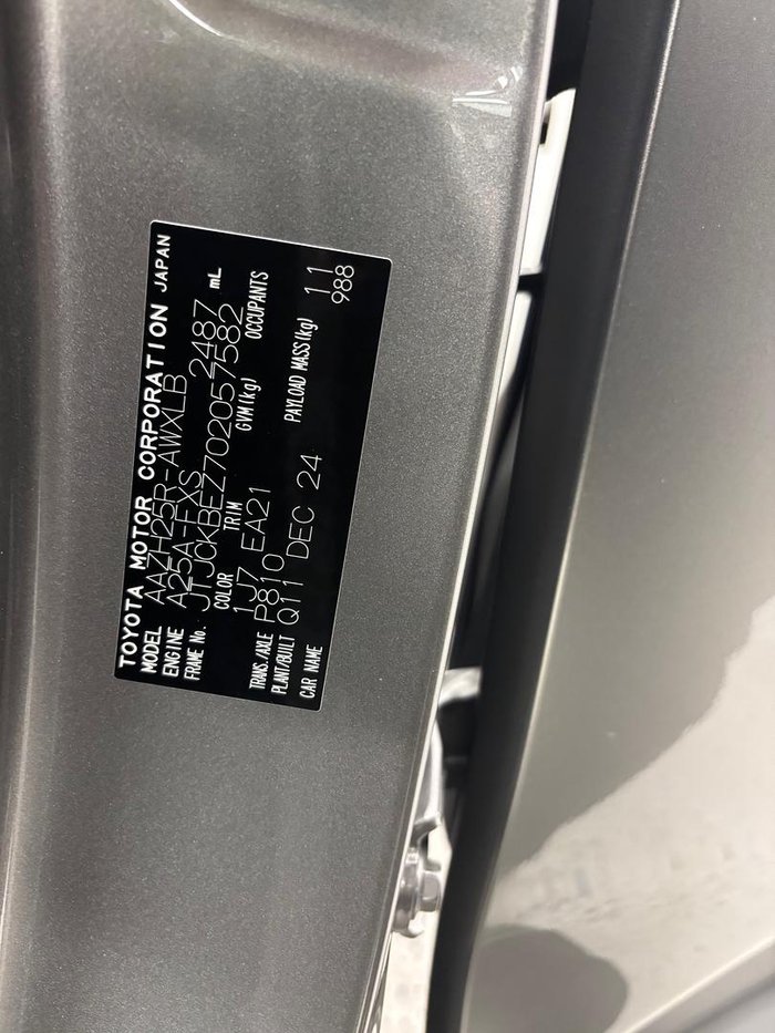 2024 Lexus NX 350h Luxury AAZH25R 4X4 On Demand Titanium