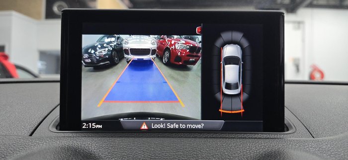 2017 Audi S3 8V MY18 Four Wheel Drive Panther Black