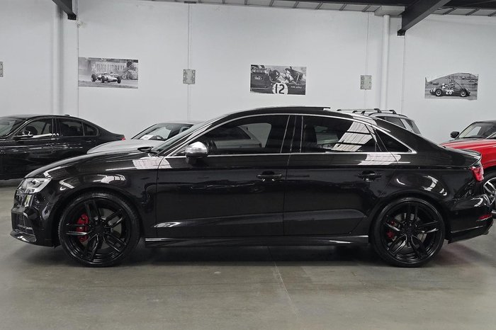 2017 Audi S3 8V MY18 Four Wheel Drive Panther Black