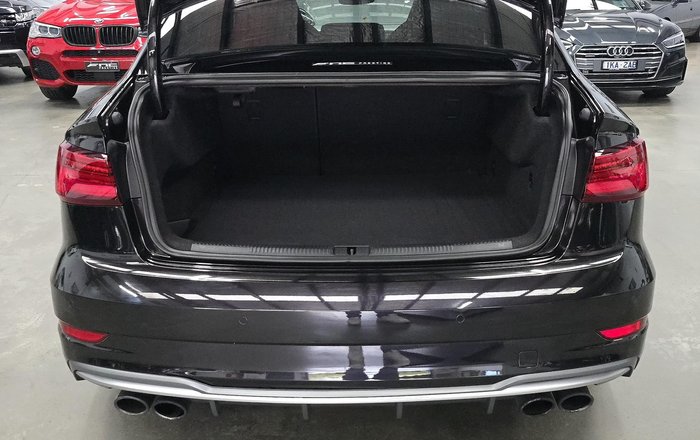 2017 Audi S3 8V MY18 Four Wheel Drive Panther Black