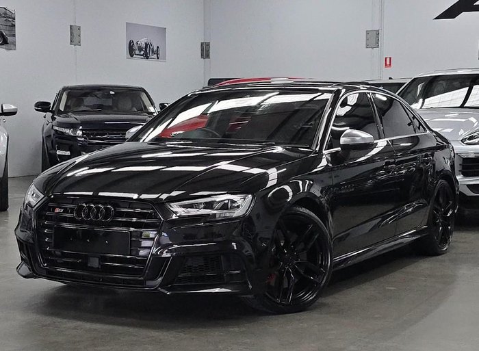 2017 Audi S3 8V MY18 Four Wheel Drive Panther Black