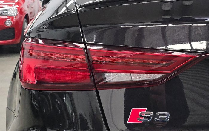 2017 Audi S3 8V MY18 Four Wheel Drive Panther Black