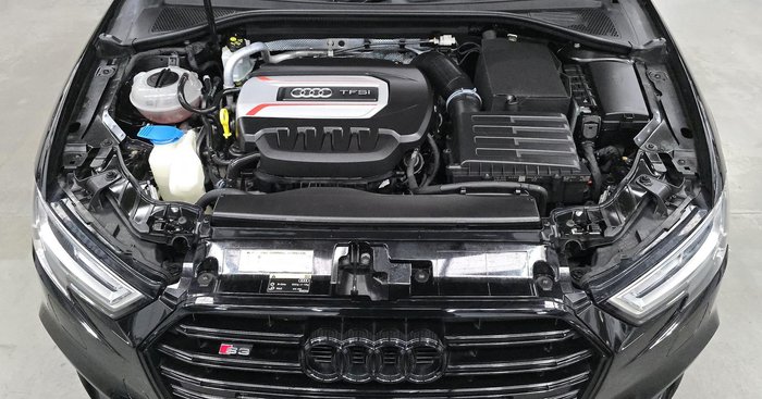 2017 Audi S3 8V MY18 Four Wheel Drive Panther Black