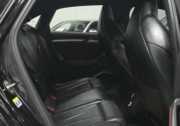 2017 Audi S3 8V MY18 Four Wheel Drive Panther Black