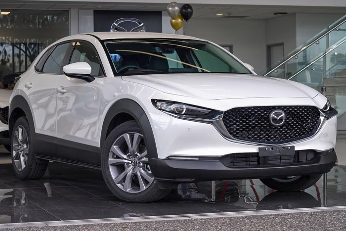 2025 Mazda CX-30 G20 Touring DM Series Snowflake White Pearl