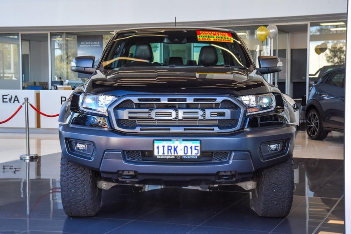 2020 Ford Ranger Raptor PX MkIII MY20.25 4X4 Dual Range Shadow Black