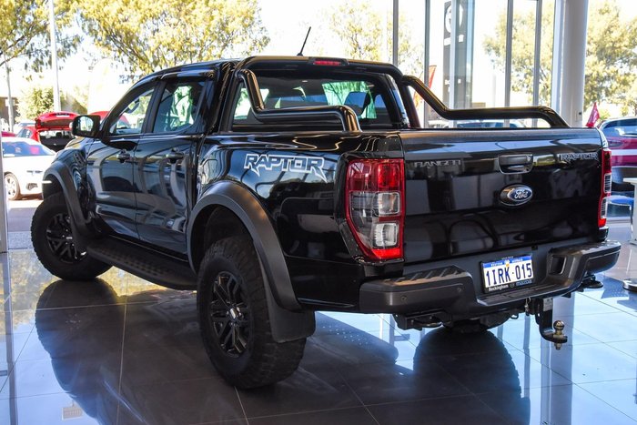2020 Ford Ranger Raptor PX MkIII MY20.25 4X4 Dual Range Shadow Black