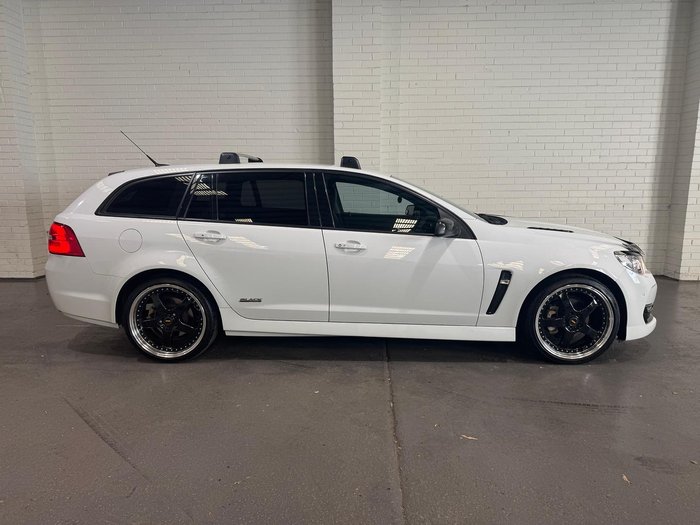 2016 Holden Commodore SV6 Black VF Series II MY16 Heron White