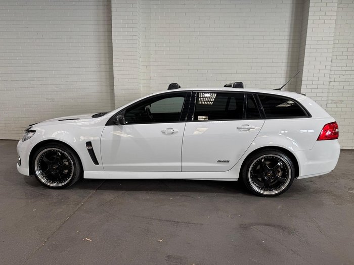 2016 Holden Commodore SV6 Black VF Series II MY16 Heron White