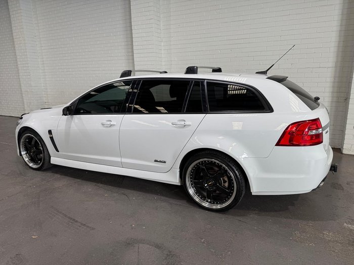 2016 Holden Commodore SV6 Black VF Series II MY16 Heron White