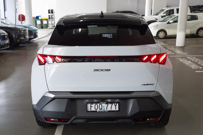 2024 Peugeot 3008 GT Premium Hybrid P64 MY25 Okenite White