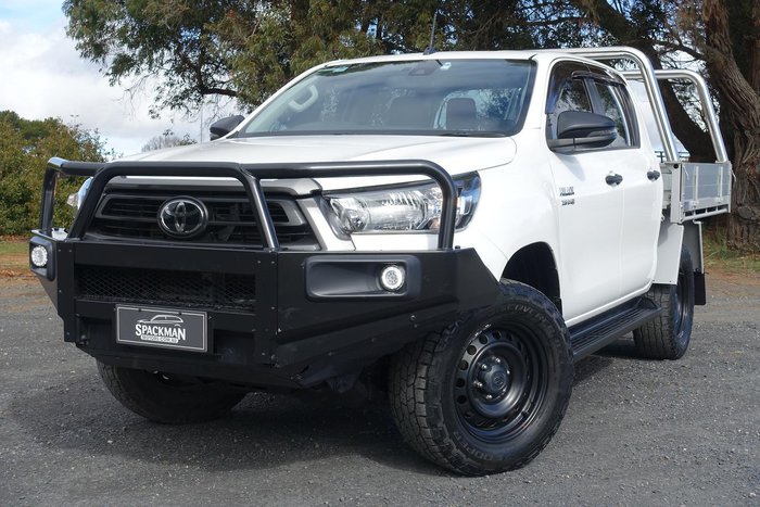 2020 Toyota Hilux SR GUN126R 4X4 Dual Range Glacier White