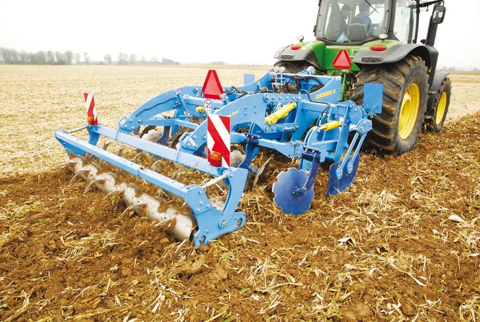 0 Farmet Digger 3N Linkage Deep Ripper With Spiked Roller BLUE