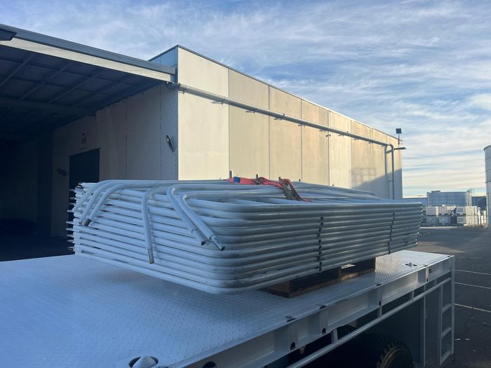 2024 GL Trailers Tri-Axle Flat Top White