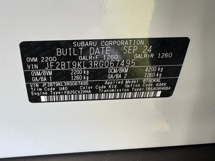 2024 Subaru Outback AWD Sport