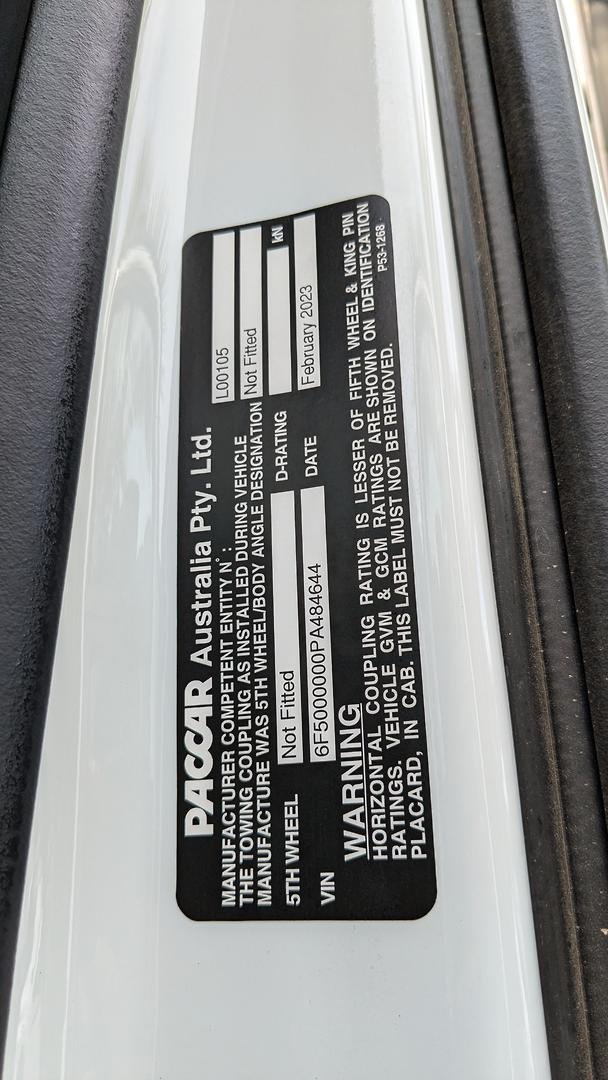 2023 Kenworth T610sar White