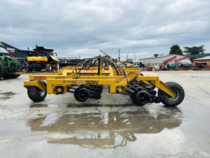 2013 SERAFIN ULTISOW S18 60 BI FOLD SINGLE DISC AIR SEEDER Used YELLOW
