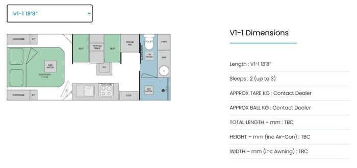 2025 Design RV Odyssey V1-1 18'8