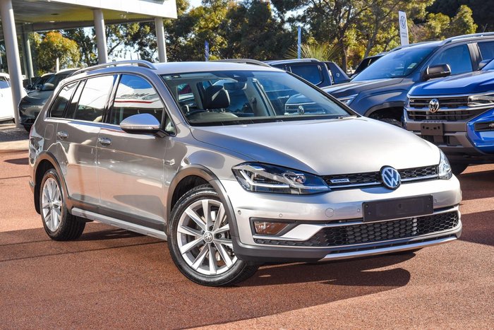 2018 Volkswagen Golf Alltrack 132TSI Premium 7.5 MY19 Four Wheel Drive Tungsten Silver