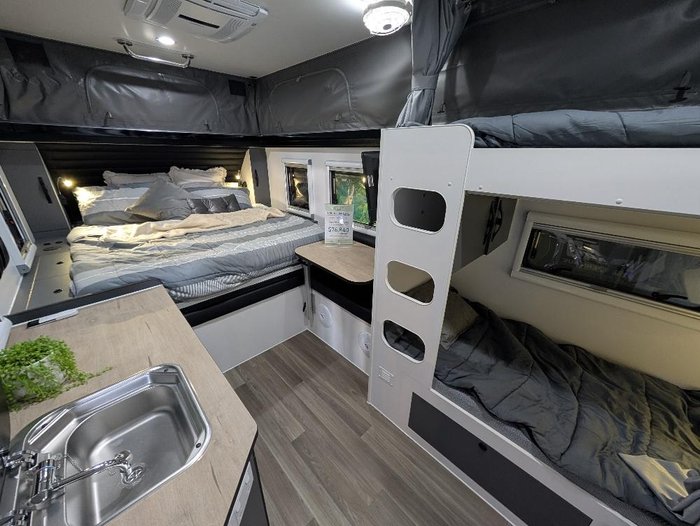 2025 Nomadic Off-Road Campers Norca -16 Double Bunk Electric Pop Top Hybrid Caravan