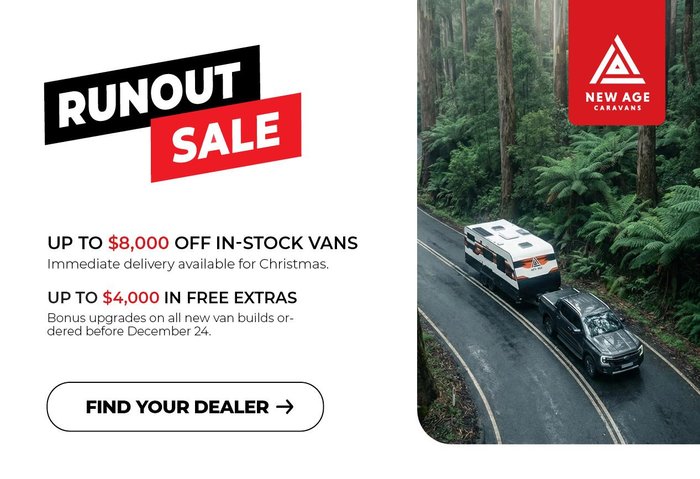 2025 New Age Caravans 19' Big Red Slider