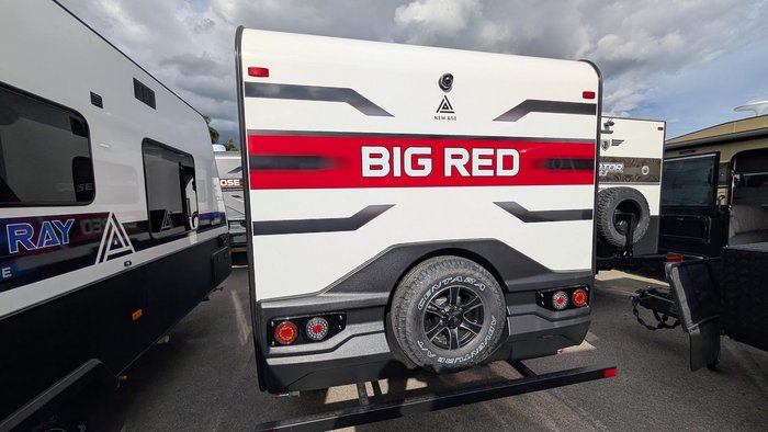 2025 New Age Caravans 19' Big Red Slide Out Save $11,099 Was $110,990
