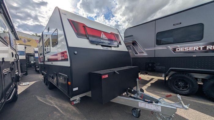 2025 New Age Caravans 19' Big Red Slide Out Save $11,099 Was $110,990