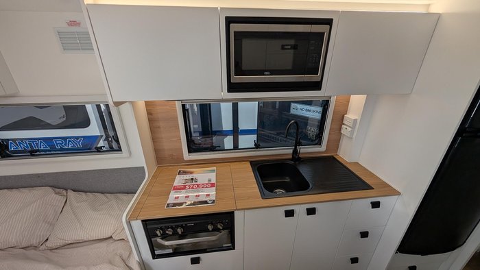 2025 New Age Caravans 15' Manta Ray Escape Save $7,099 Was $70,990