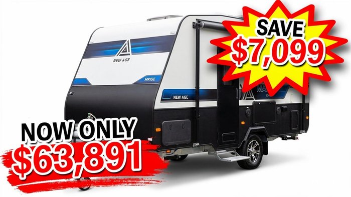 2025 New Age Caravans 15' Manta Ray Escape Save $7,099 Was $70,990