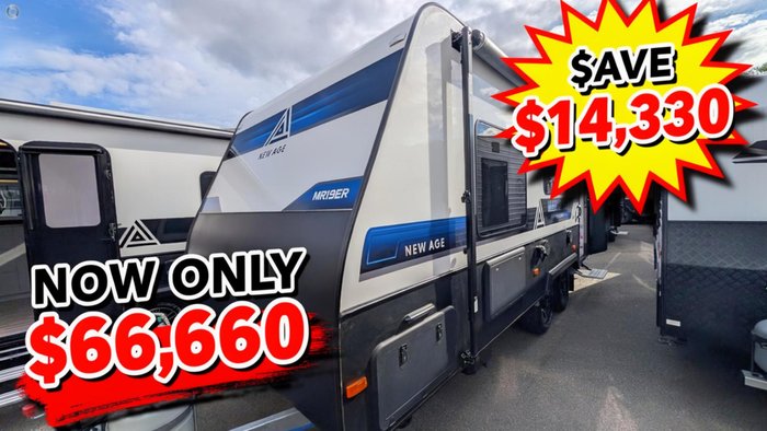 2025 New Age Caravans 19' Manta Ray Escape Save $13,330 Was $80,990 Eofy Clearance