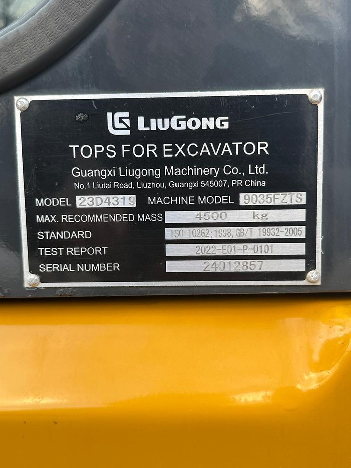 2024 Liugong 9035 F Zts