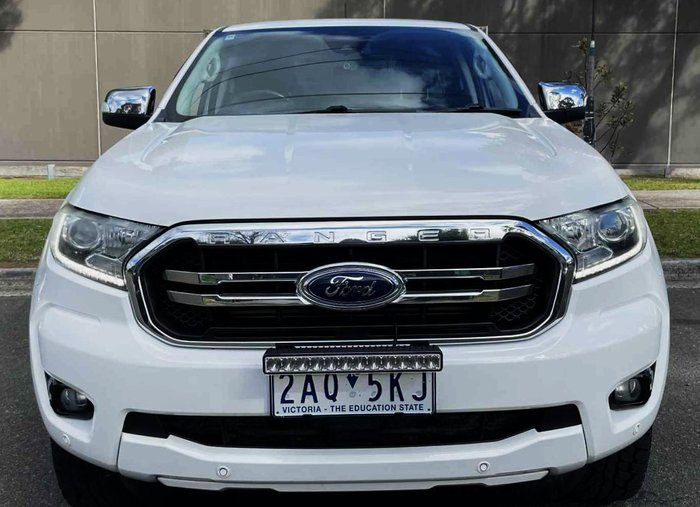 2020 Ford Ranger XLT PX MkIII MY20.25 4X4 Dual Range Arctic White