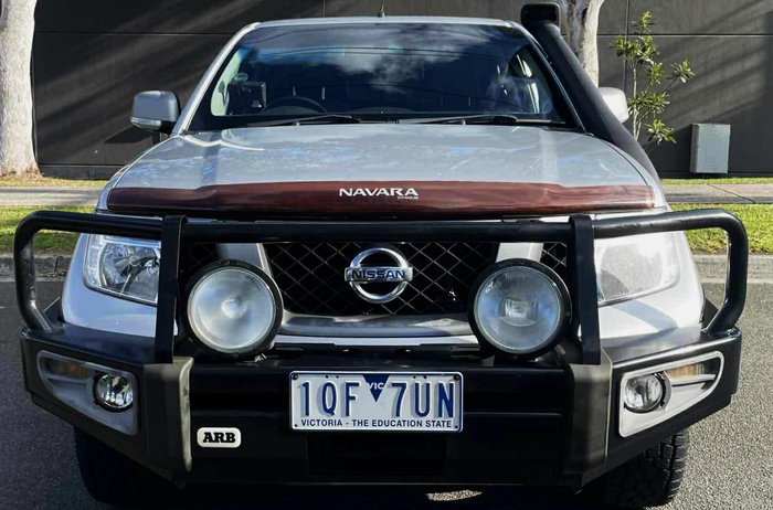 2014 Nissan Navara Titanium D40 Series 7 4X4 Dual Range Silver Lightning