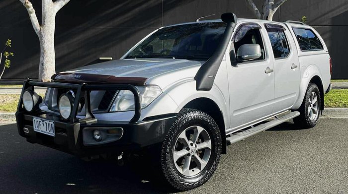 2014 Nissan Navara Titanium D40 Series 7 4X4 Dual Range Silver Lightning