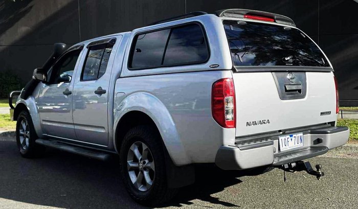2014 Nissan Navara Titanium D40 Series 7 4X4 Dual Range Silver Lightning