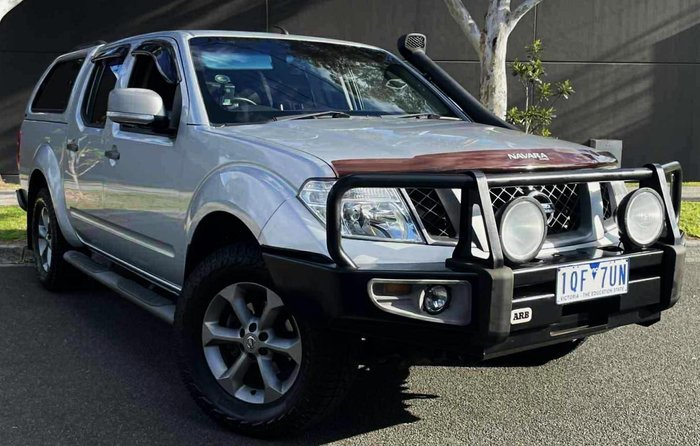 2014 Nissan Navara Titanium D40 Series 7 4X4 Dual Range Silver Lightning