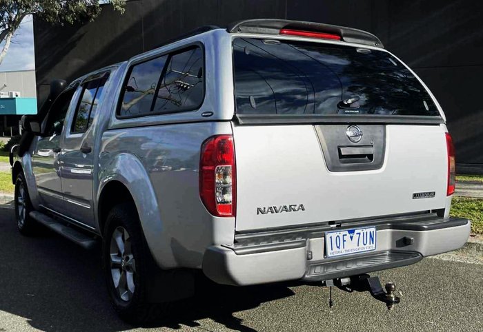 2014 Nissan Navara Titanium D40 Series 7 4X4 Dual Range Silver Lightning