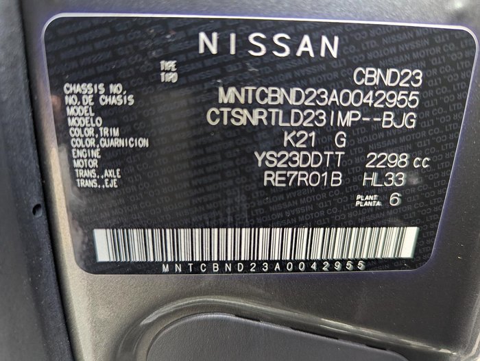 2024 Nissan Navara ST D23 MY24 4X4 Dual Range Twilight Grey