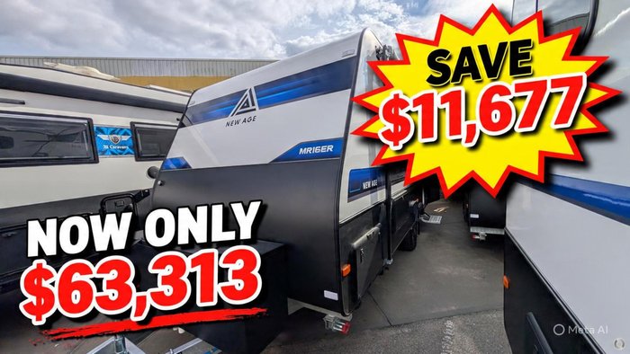 2024 New Age Caravans 16' Manta Ray Embark Save $11,677 Was $74,990