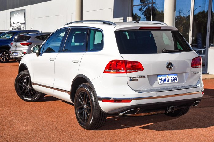 2017 Volkswagen Touareg 150TDI Element 7P MY17 Four Wheel Drive Pure White