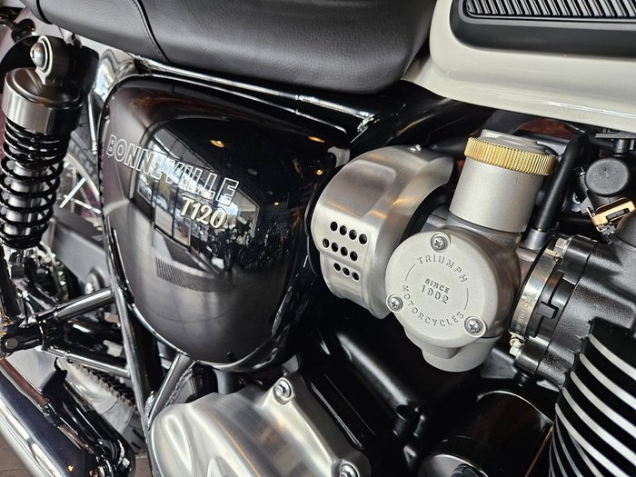 2025 Triumph Bonneville T120 Bonneville White