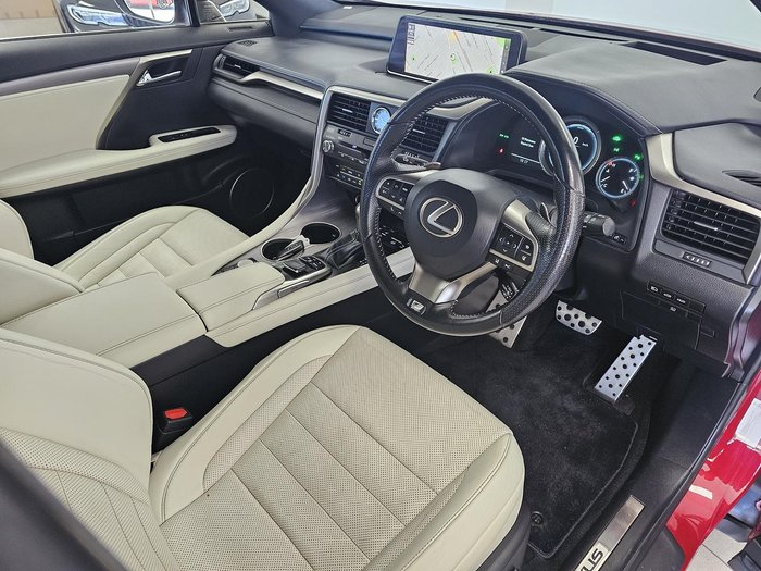 2018 Lexus RX 450h F Sport GYL25R 4X4 On Demand Vermillion