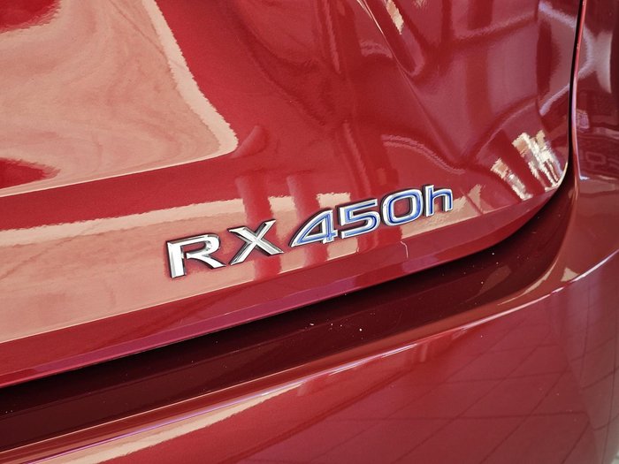 2018 Lexus RX 450h F Sport GYL25R 4X4 On Demand Vermillion